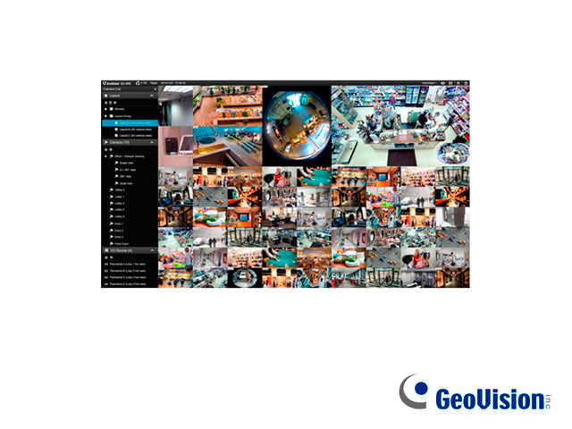 Geovision Licencia Software GV-VMS 10 Canales, ONVIF, USB
