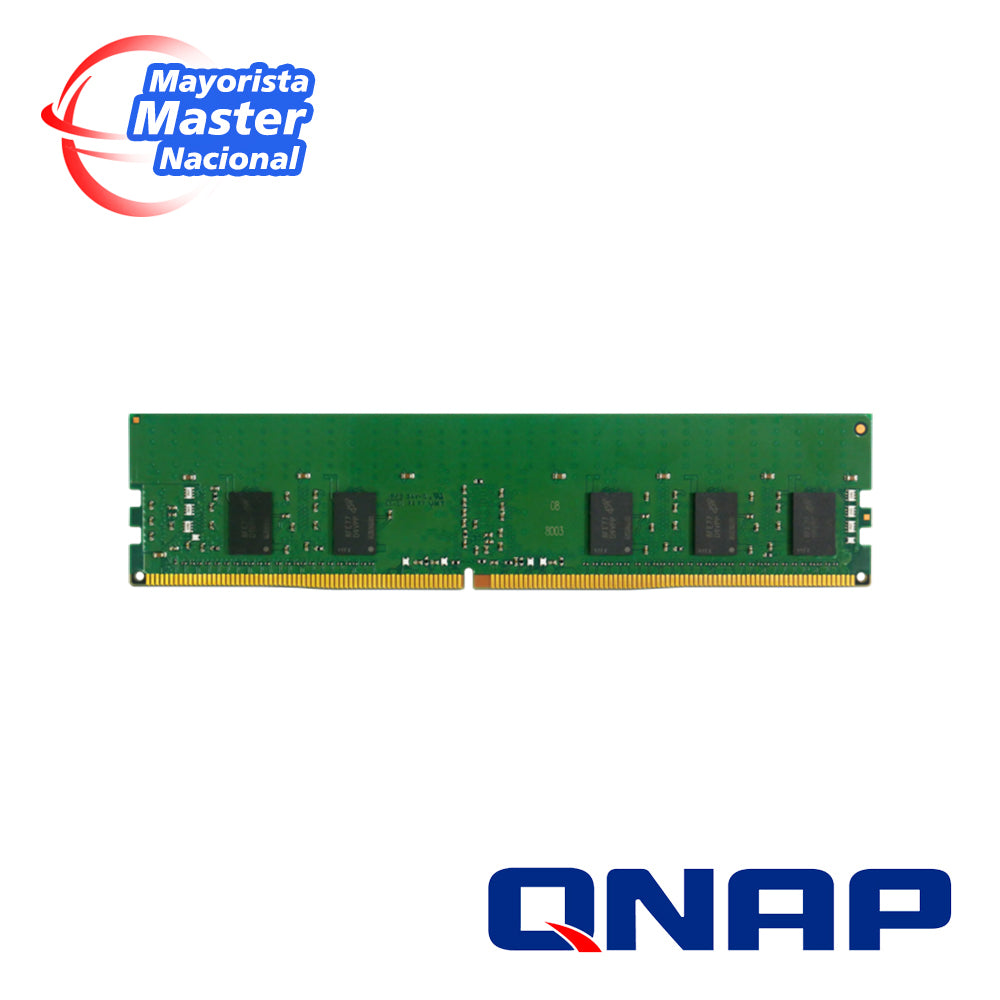 QNAP Módulo RAM RAM-32GDR4ECT0-UD-3200 32GB DDR4-3200, ECC U-DIMM 288 Pin