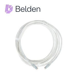 Belden RJ-45, Cat6+, 3m cable de red Blanco U/FTP (STP)