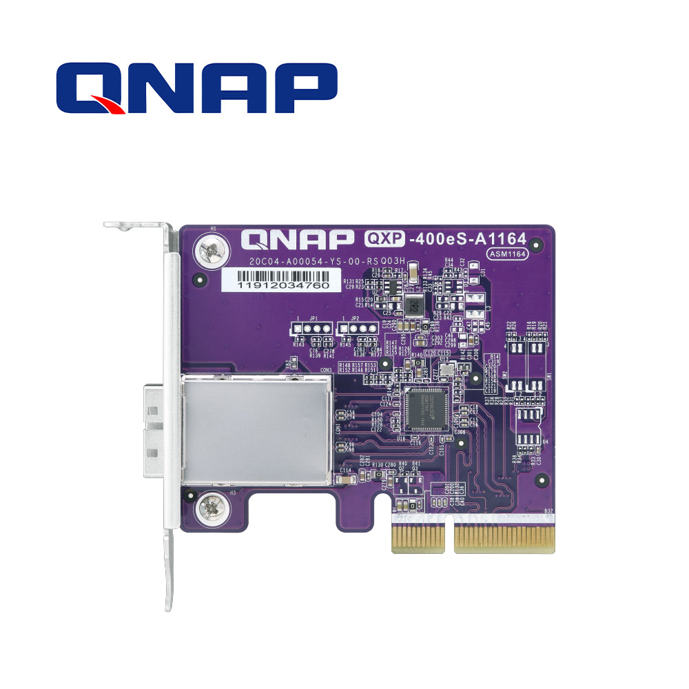 QNAP Adaptador SATA QXP-400eS-A1164, 1 Puerto SFF-8088, 4 x SATA 6Gb/s, PCIe 3.0 x2