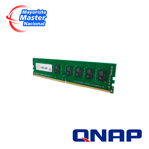 QNAP Memoria RAM RAM-16GDR4A0-UD-2400 16GB DDR4, 2400 MHz, UDIMM, Compatible NAS