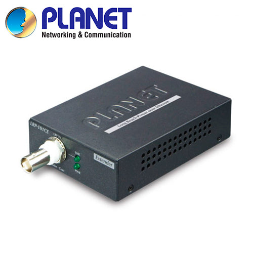 Planet Extensor PoE Por Coaxial LRP-101CE, 1CH, 1KM, Soporta PoE