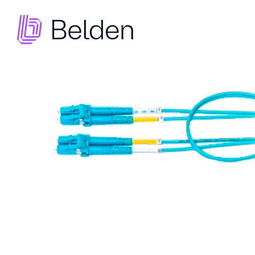 Belden Jumper de Fibra Óptica FP3LDLD002M, 50/125 Micras, 2 Metros, LC Duplex