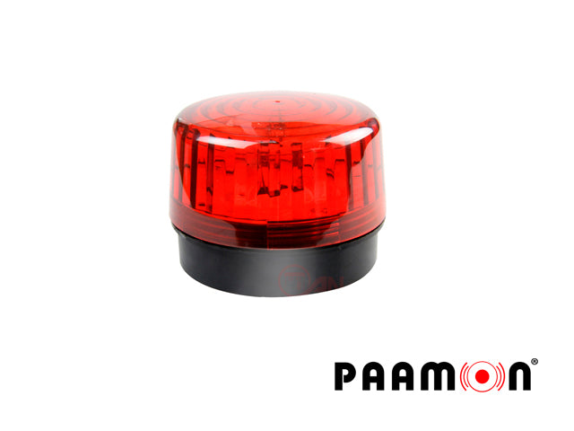 PAAMON Estrobo Rojo PAM-LED2, 90 Destellos/Min, Material ABS, Alámbrico
