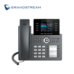 Grandstream Networks GRP2634 teléfono IP Negro 8 líneas TFT Wifi, Terminal con conexión por cable, En banda, Fuera de banda