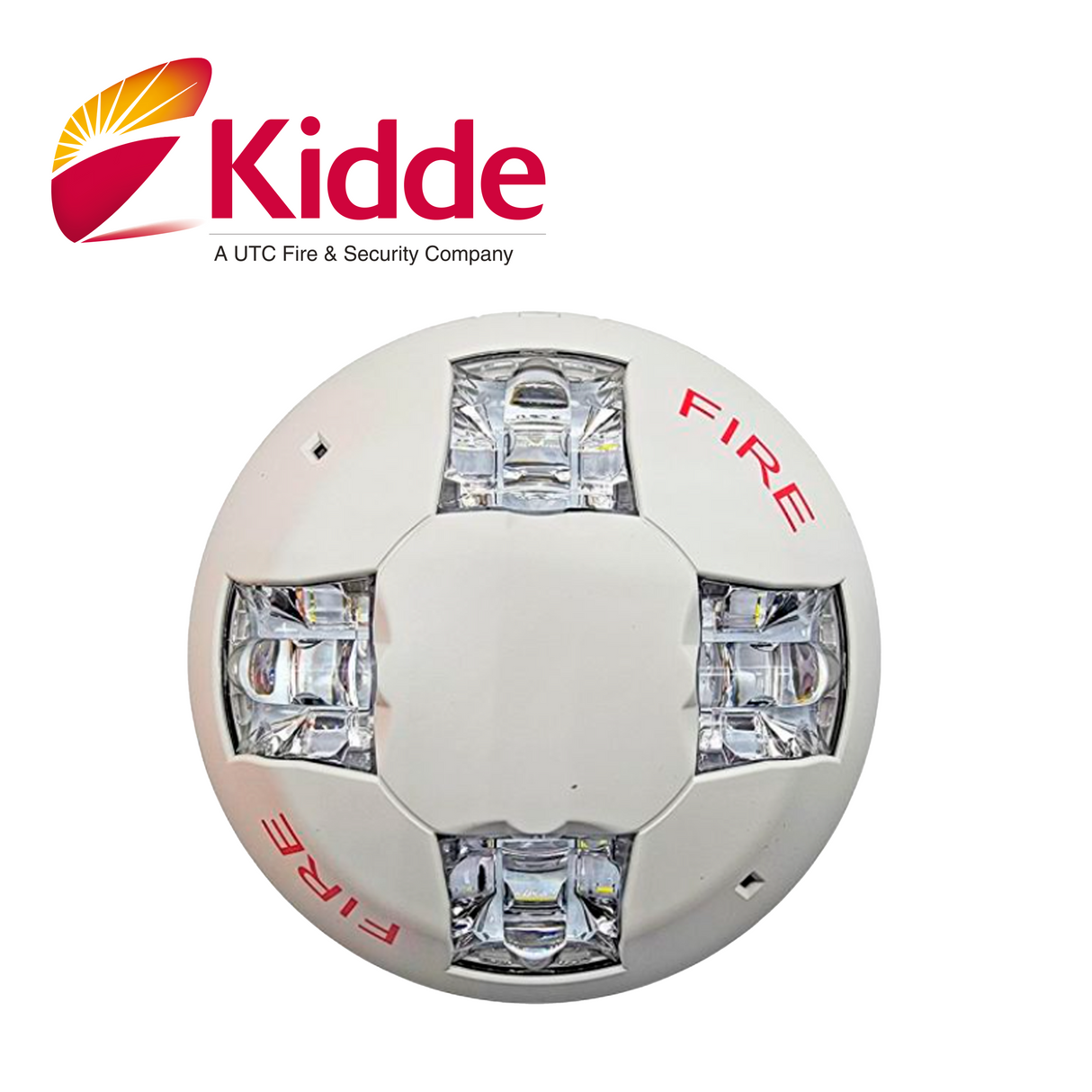 KIDDE Luz Estroboscópica Techo EGCVWF, 15-115 CD, Blanca, Señalización Incendio