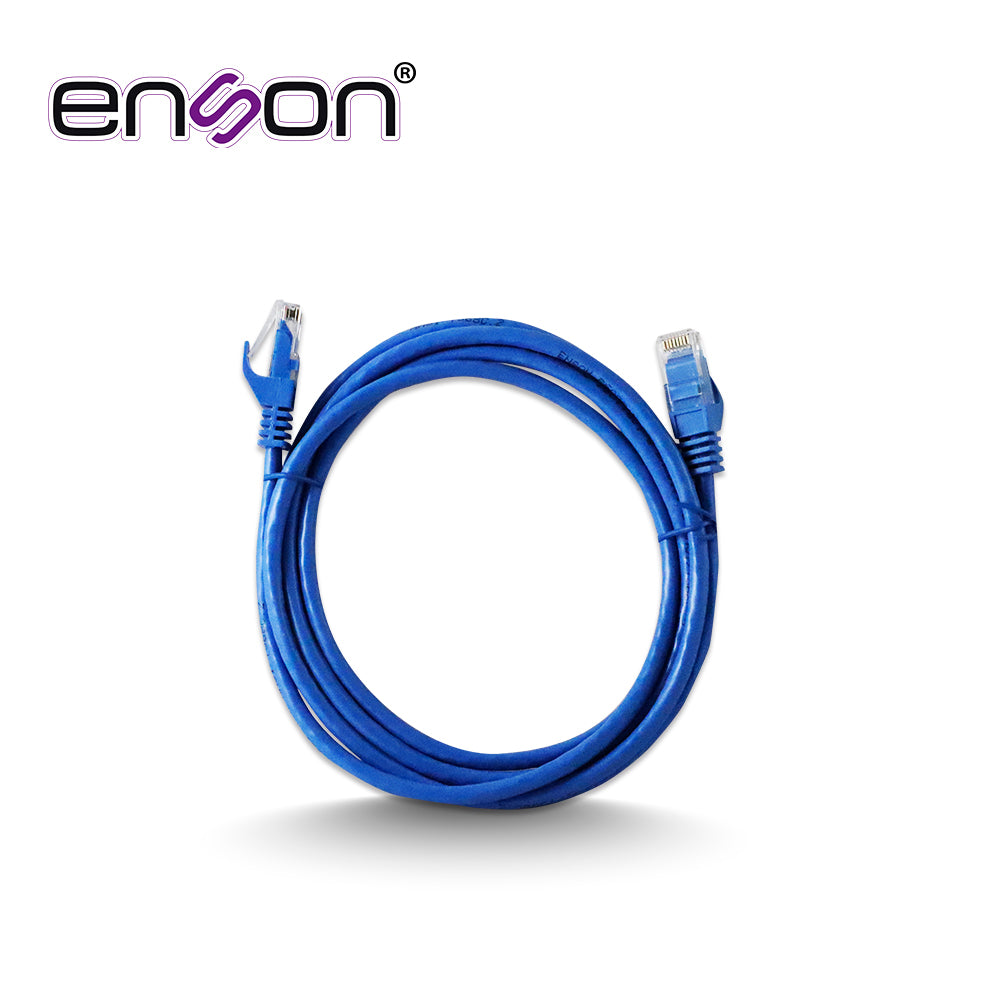 Enson Patchcord UTP P6A009 CAT6A 90cm, 100% Cobre, Conectividad Racks