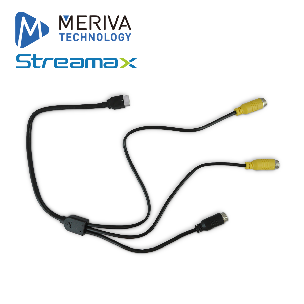Meriva Technology Streamax ADPLUS-Cable De Video, 2 Entradas AHD/IP, 1 Salida 4 Pines