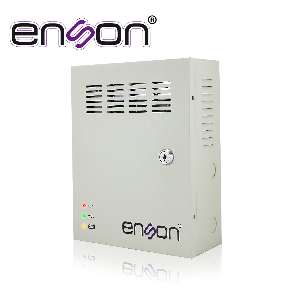 Enson Fuente De Poder PSB10A-1209BACKUP 12VDC 10A, 9 Canales 1.1A