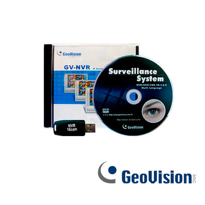 Geovision GV-NVR 16 Canales, Soporta ONVIF, Dongle USB Incluido