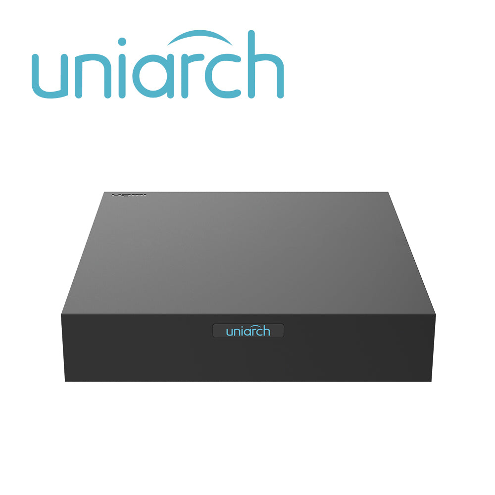 UNIARCH NVR 4 Canales NVR-104S3-P4-ECO, 6 MP, HDMI/VGA, PoE 100 mts