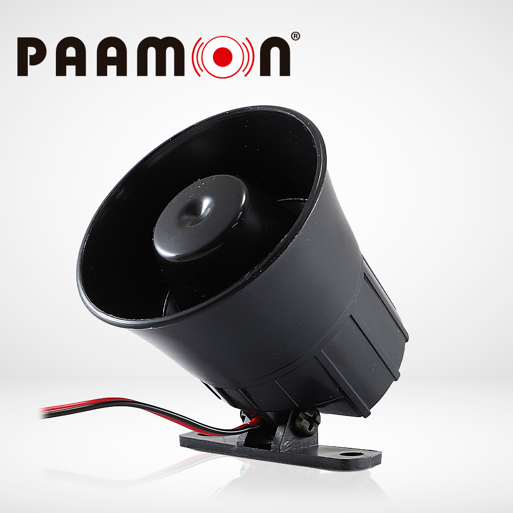 PAAMON Mini Sirena PM-SRE108, 15W, 110dB, 9-15VDC, Interior/Exterior
