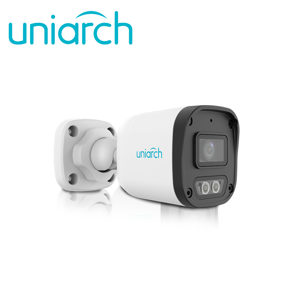 UNIARCH BY UNV Cámara IP Bullet IPC-B132-AF28-DL-ECO, 2MP, IR30M, IP67, ONVIF