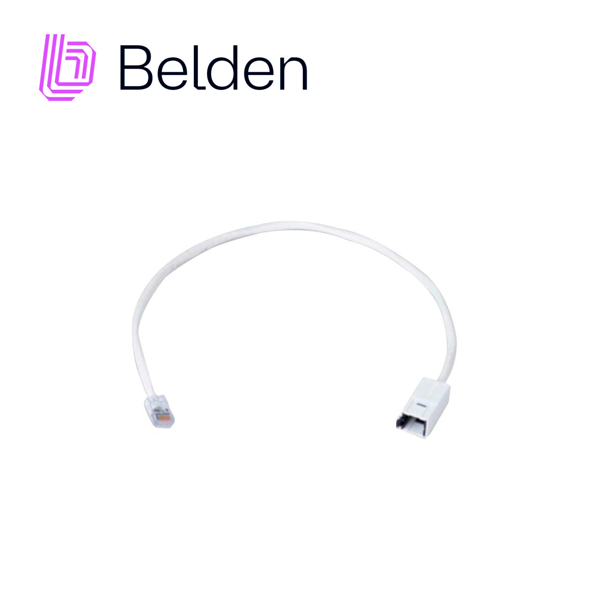 Belden Flexplug Cat 6A RVAFFPUEW18-S1, T568A/B, 10 Gbps, Blanco