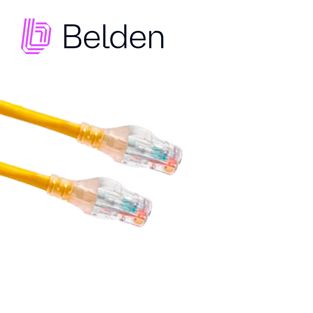 Belden Patchcord UTP Cat6A CA21104004, 4 Pies, 24 AWG, 100% Cobre, CMR-Riser