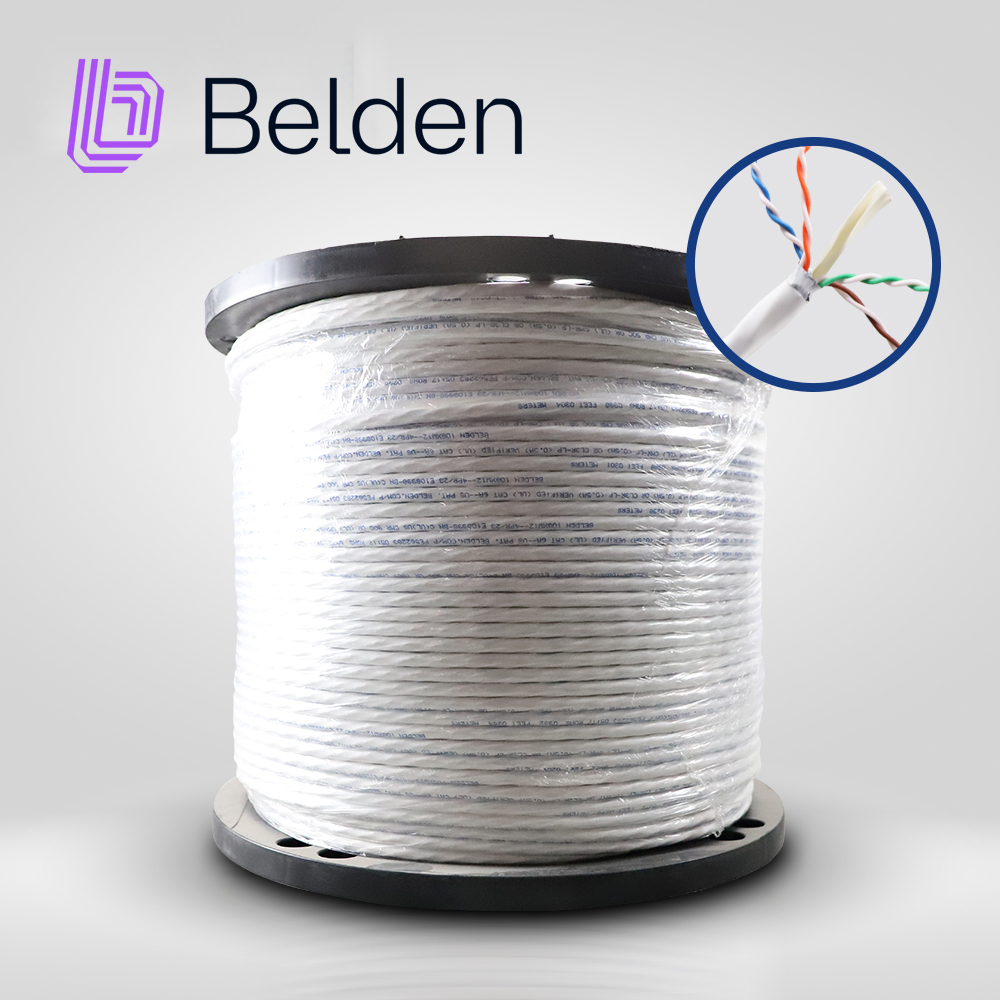 Belden Cable UTP Cat6A 10GXW12 500MHz, 4 Pares, 23 AWG, CMR