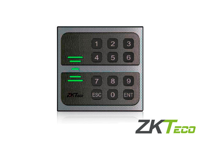 ZKTeco Lector Proximidad y Contraseña KR502E, Compatible Inbio, IP65, 12V