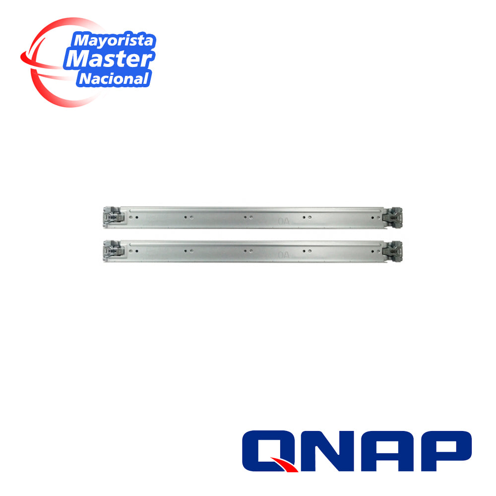 QNAP RAIL-E02 Rail Kit Para ES NAS Series, Compatible Con 1U/2U