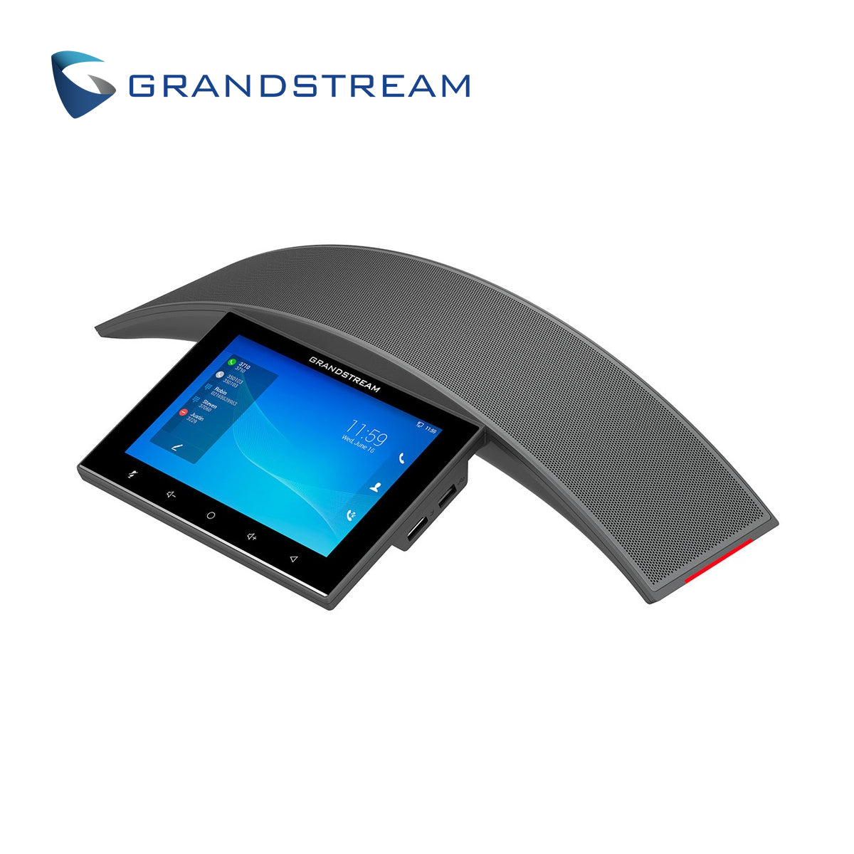 Grandstream Teléfono IP GAC2570, WiFi 6 Doble Banda 802.11 AX, 12 Micrófonos, PoE