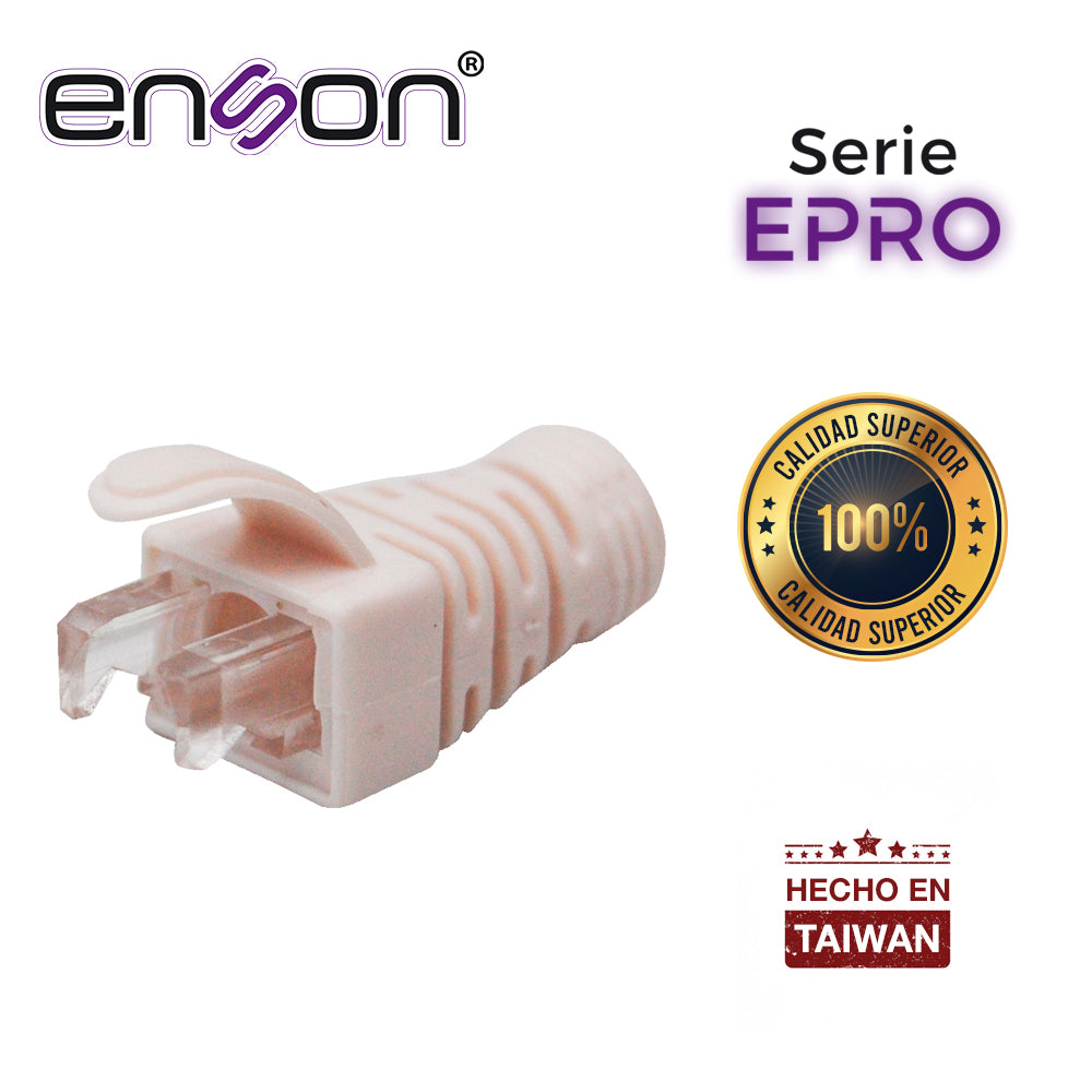 Enson Bota Para Cable UTP EPRO-BOOT-WH, Compatible CAT5E/6/6A, Color Blanco