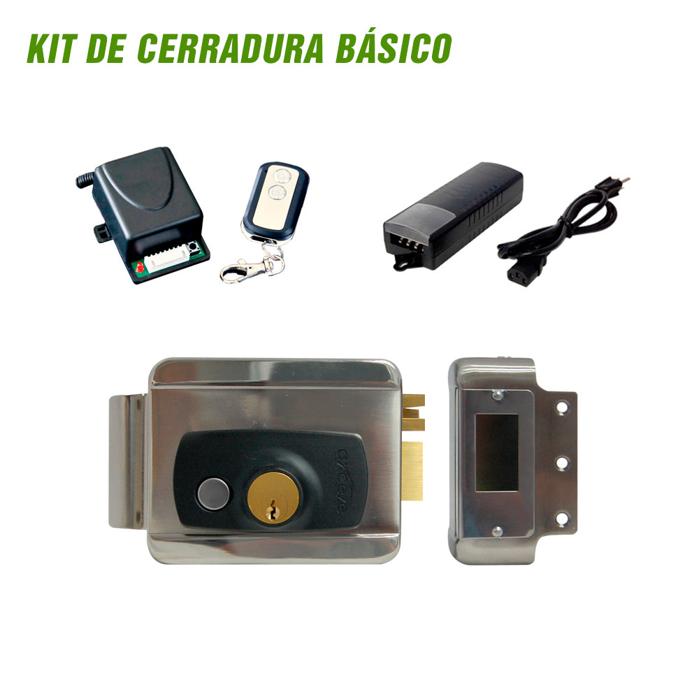 AXCEZE Kit De Cerradura Basico, Control Remoto, Apertura A Distancia