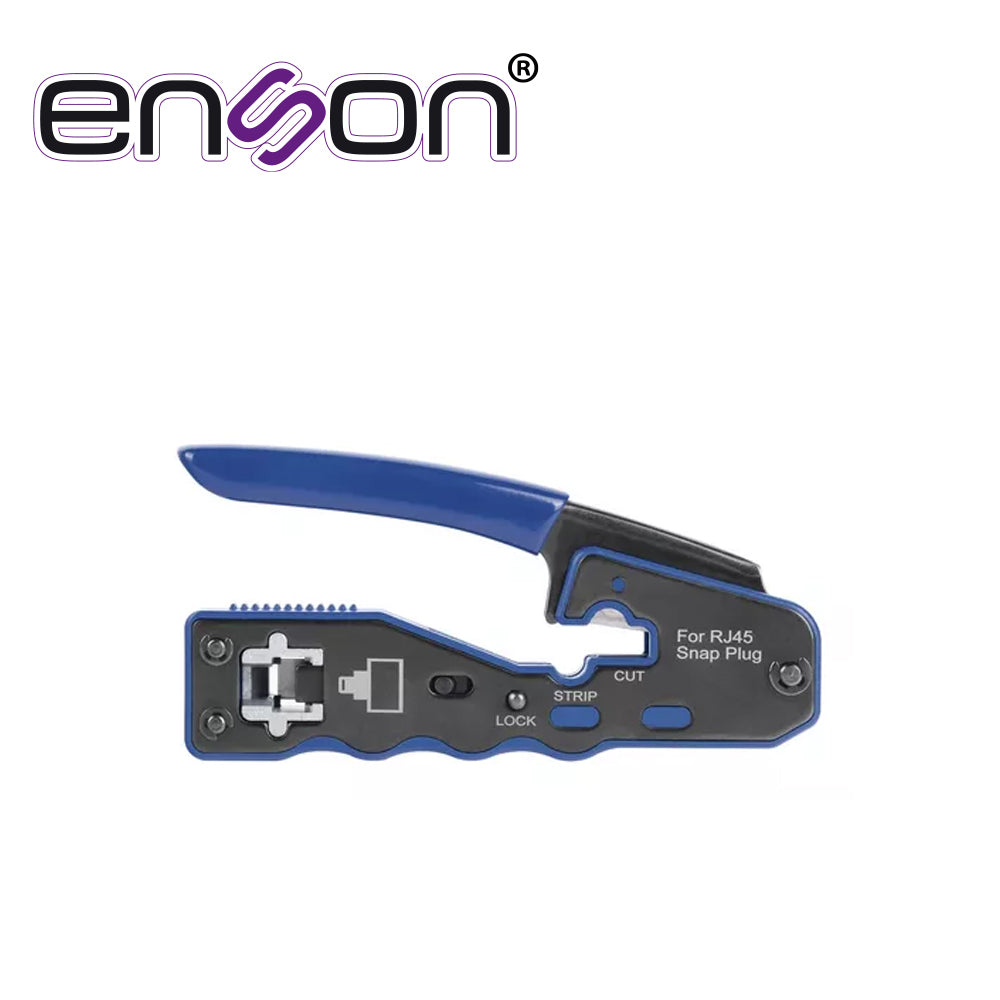Enson Pinza ENS-PASSTHR, Corte RJ45 Pass Through, Ergonomía, 1.5 Kg