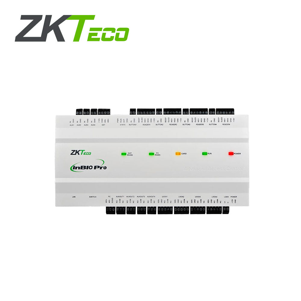 ZKTECO Panel De Control De Acceso INBIO 260 Pro Plus, 100,000 Usuarios, 3,000 Rostros, TCP/IP