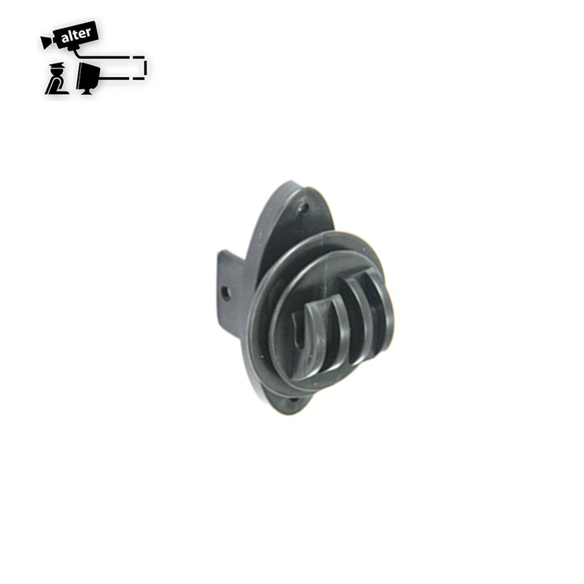 Alter Aislador De Paso ALT-AIS5 Negro, Producto Empresarial, Alta Durabilidad