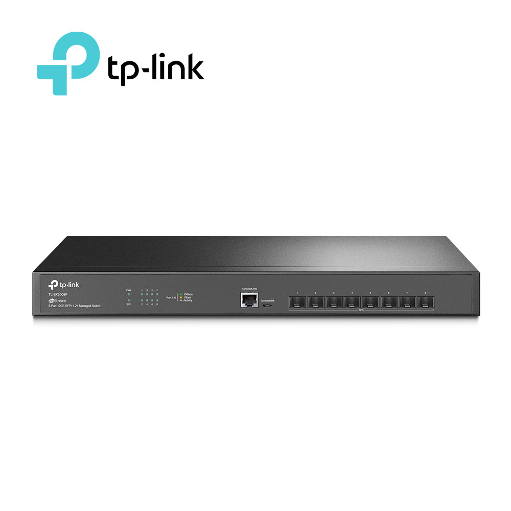 TP-Link Switch Administrable SX3008F, 8 Puertos SFP+ 10G, Administración Omada