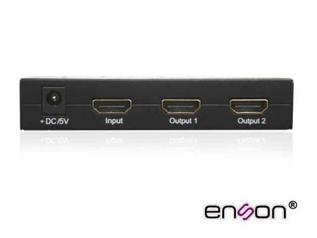 Enson Distribuidor HDMI ENS-HDMI12, 1 Entrada, 2 Salidas, 5V PoE