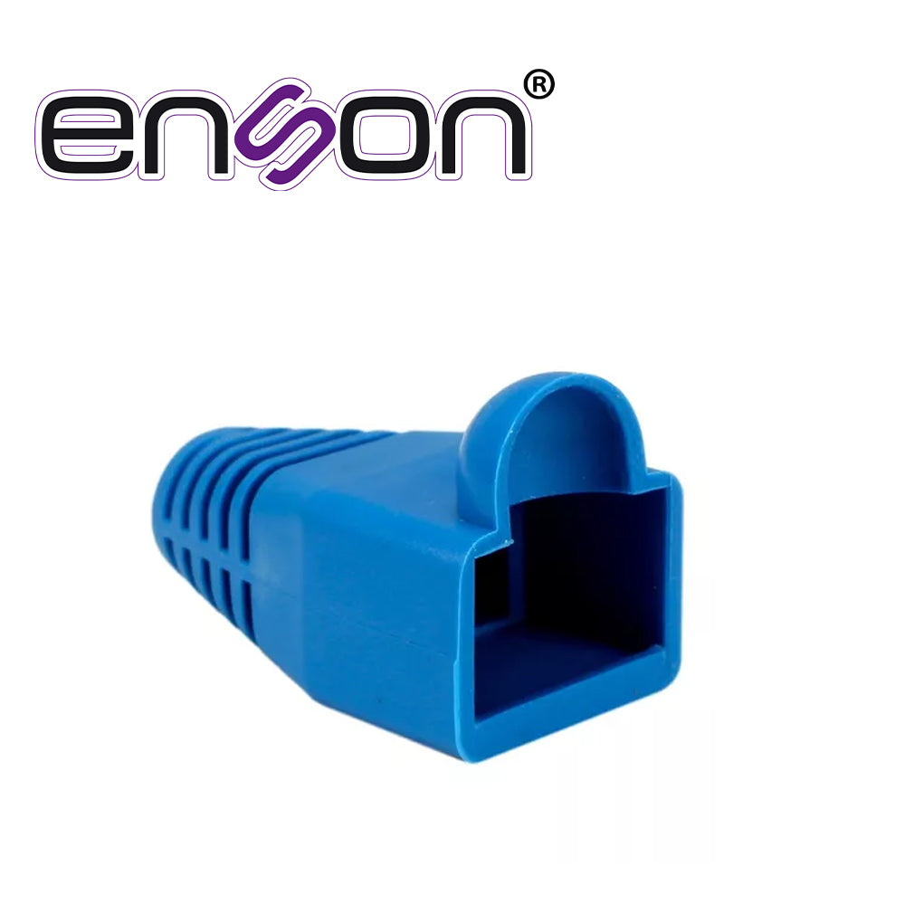 Enson Bota Plástica Azul ENS-BOOT-BLU, Protección RJ45, Cable 6mm