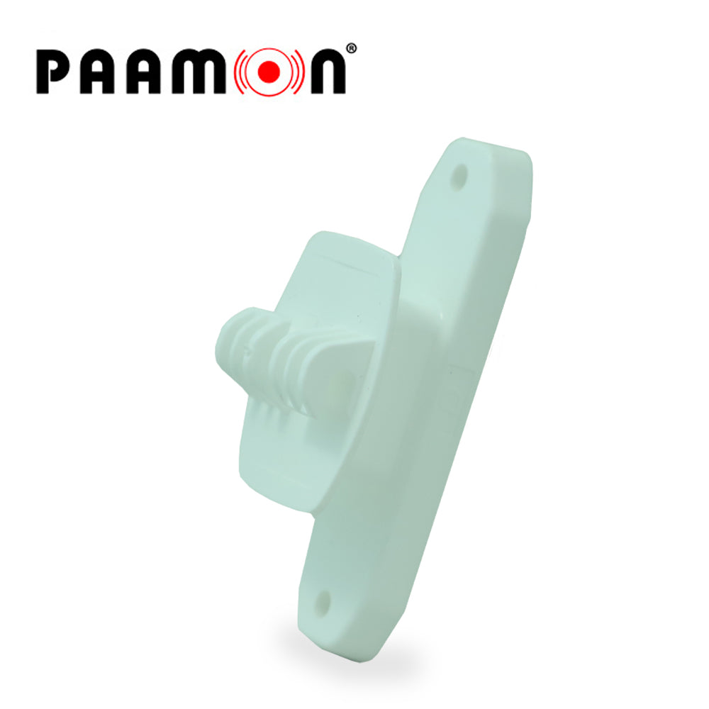 PAAMON Aislador De Paso PAM-AISPASOW, Para Poste 1/2" o 3/4", Color Blanco