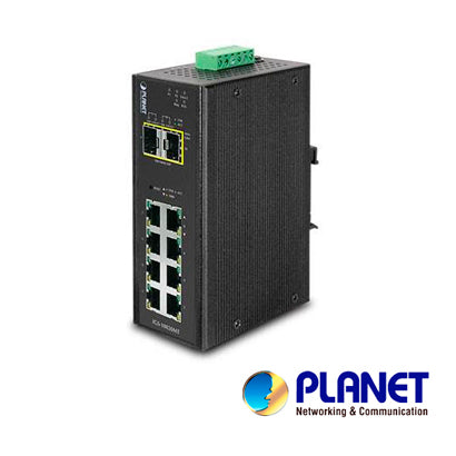 Planet Switch Administrable IGS-10020MT, 8 Puertos RJ45 10/100/1000 Mbps, 2 SFP 100/1000/2500 Mbps