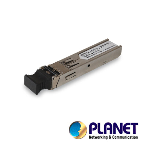 PLANET Transceptor de Fibra Óptica SFP MFB-FX, 10/100 Mbps, Conector LC, 2 km