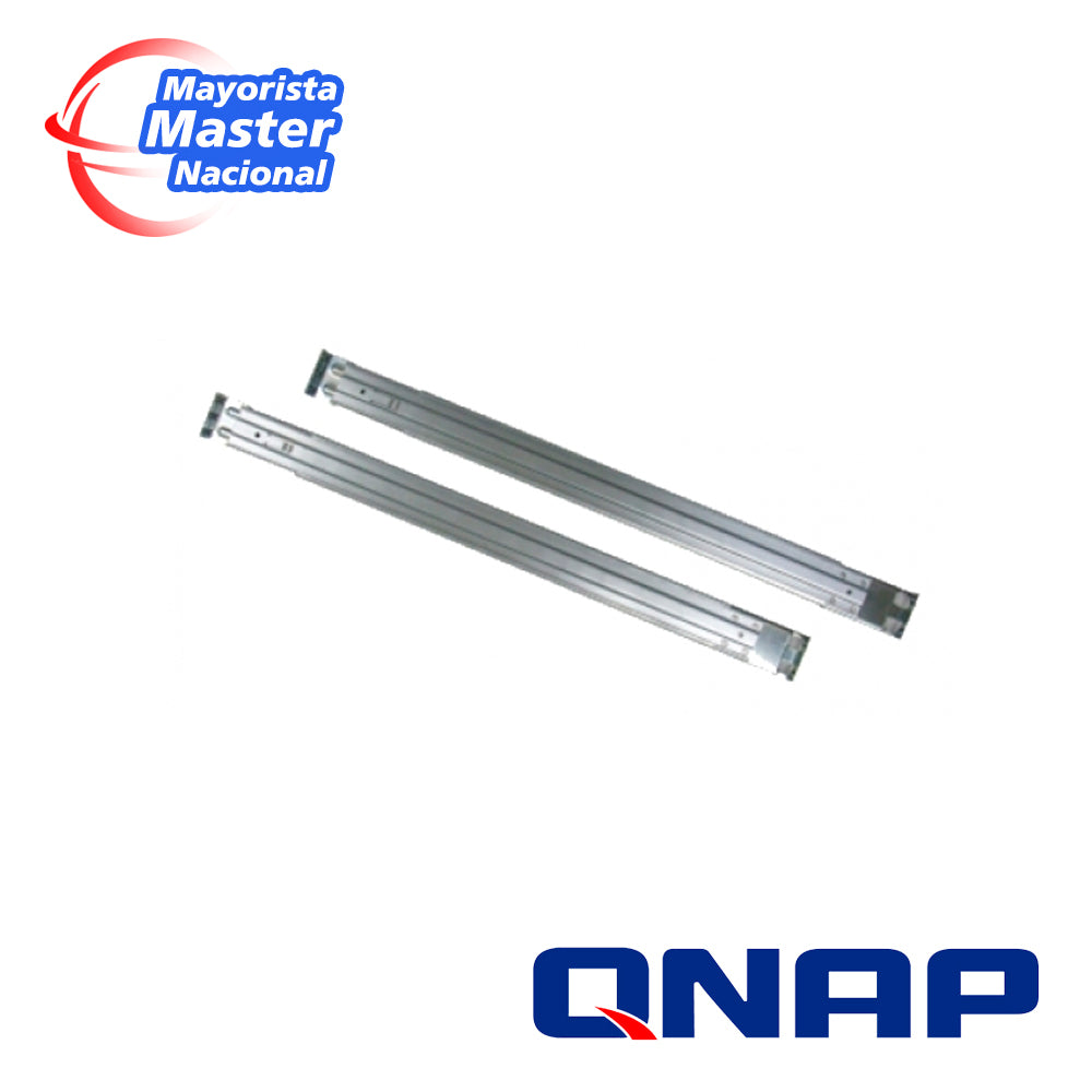QNAP Riel Para Montaje En Rack RAIL-A02-90, Compatible Con NAS 3U, Soporta 90 Kg