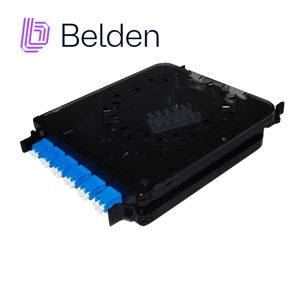 Belden Cassette ECX Fibra Óptica FCSX06LDFS, 6 Puertos Monomodo LC Duplex, Azul