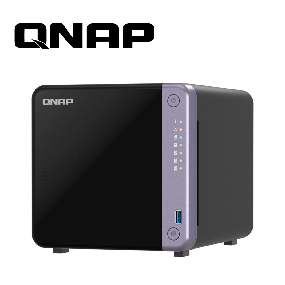 QNAP NAS TS-432X-4G-US, Quad-Core ARM 2.0GHz, 4GB DDR4, 10GbE SFP+