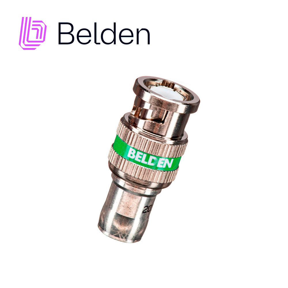 Belden Conector BNC 1694ABHD1, Coaxial RG6, Tipo Compresión 1 Pieza