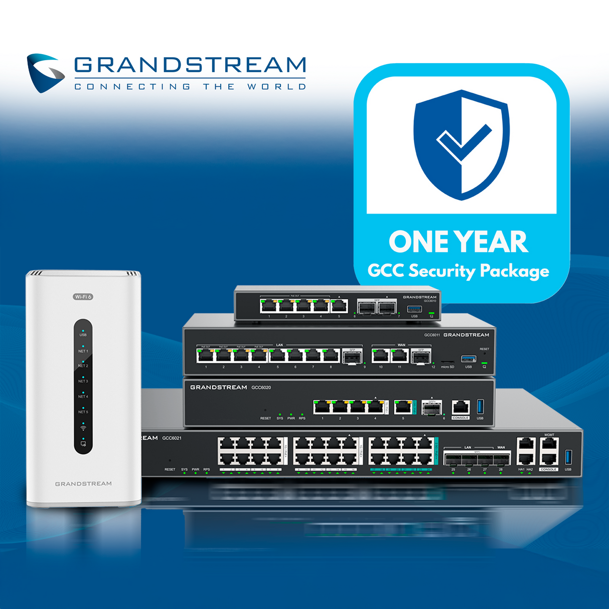 Grandstream Licencia de Actualización Firewall 1 Año GCC-FW-1Y-LICENSE, Protección Anti-Malware, IDS/IPS, Seguridad Web Avanzada