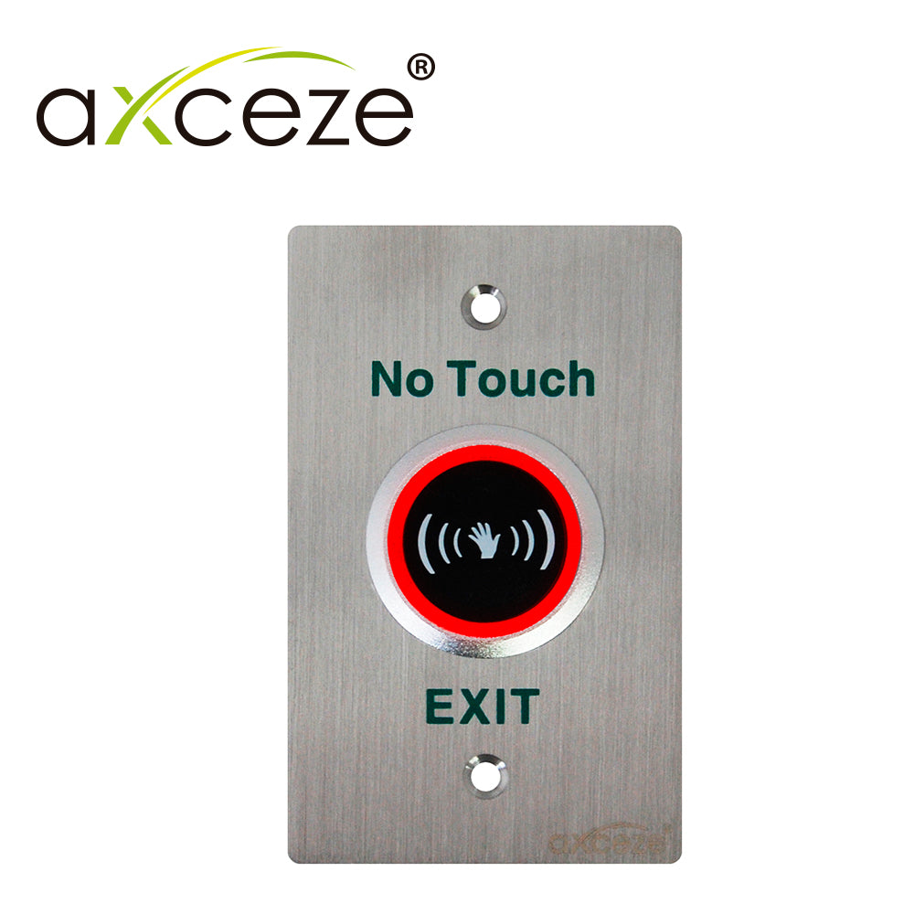 AXCEZE Botón Sin Contacto AX-TOUCH2, Ajuste Sensibilidad 0.5S-25S, Ideal Para Empresas