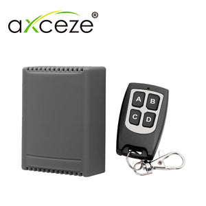 AXCEZE Receptor Inalámbrico AX-REC40, 4 Botones, Control Remoto, Tipo Empresarial