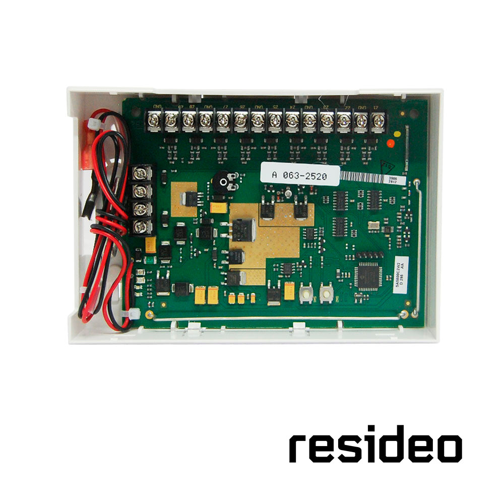 Resideo Convertidor Inalámbrico 5800C2W, Soporta 9 Zonas, Interruptor de Sabotaje