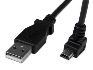 Cable USB Tipo A a Micro-B Acodado en Ángulo hacia Abajo, 2m, Transferencia de Datos de Alta Velocidad