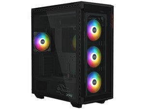 Gabinete Gamer XPG Battlecruiser II Mid Tower, E-ATX, Color Negro, 4 Ventiladores, 360mm de Refrigeración