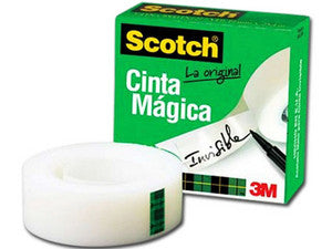 Cinta 3M Mágica Adhesiva, 10m x 15mm, Transparente, Alta Resistencia