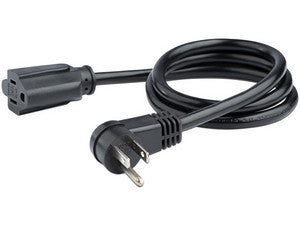 Cable de Corriente Startech de NEMA 5-15, M-H, 90 cm, 16 AWG, Negro