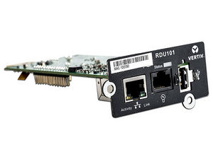 Tarjeta de comunicaciones Vertiv Liebert RDU101, 2 puertos RJ45, 1 puerto USB, 1Gbps