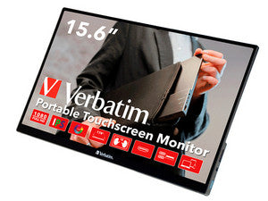 Monitor Multi-Touch Verbatim VB49592 de 15.6", Full HD 1080p, IPS, 10 Puntos Táctiles