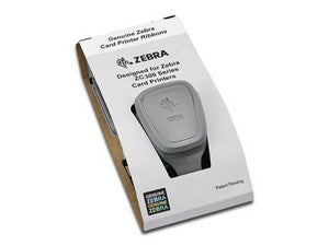 Cartucho de cinta Zebra ZC300 SDYMCKO, hasta 200 impresiones, para impresoras Zebra ZC300.