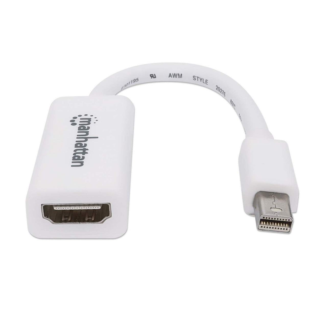 Adaptador Manhattan Pasivo Mini Displayport A Hdmi-H Color Blanco - 322461 FullOffice.com